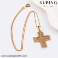 32703 Xuping trendy charm Christma Gifts gold plated Cross pendant